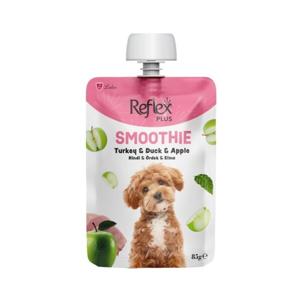Smoothie Hindili Ördekli ve Elmalı Likit Köpek Ödülü 85 gr