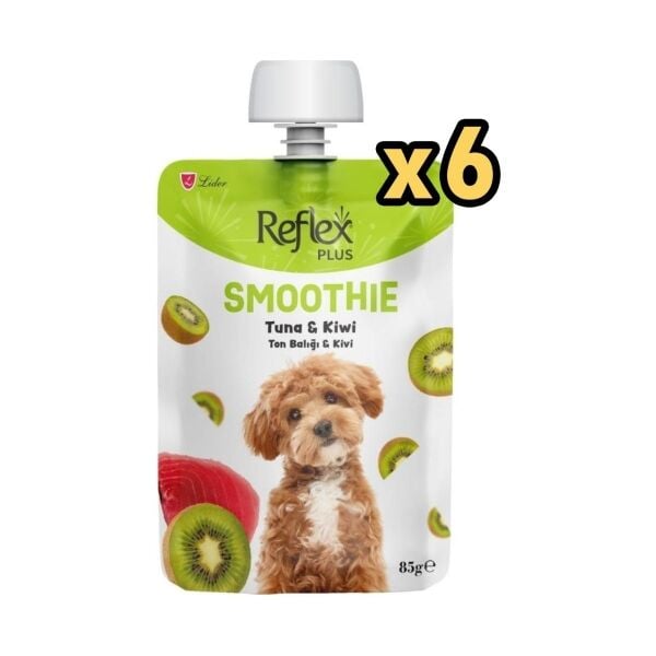 Smoothie Ton Balıklı ve Kivili Likt Köpek Ödülü 85 gr x 6 Adet
