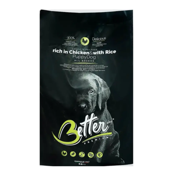 Better Tüm Irklar İçin Tavuklu&Pirinçli Yavru Köpek Maması 7,5 Kg