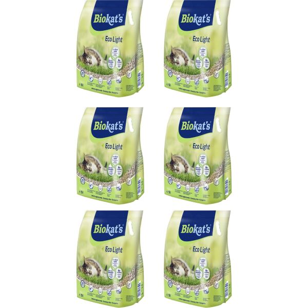 Pelet Kedi Kumu Eco Light 5lt (6 Adet)