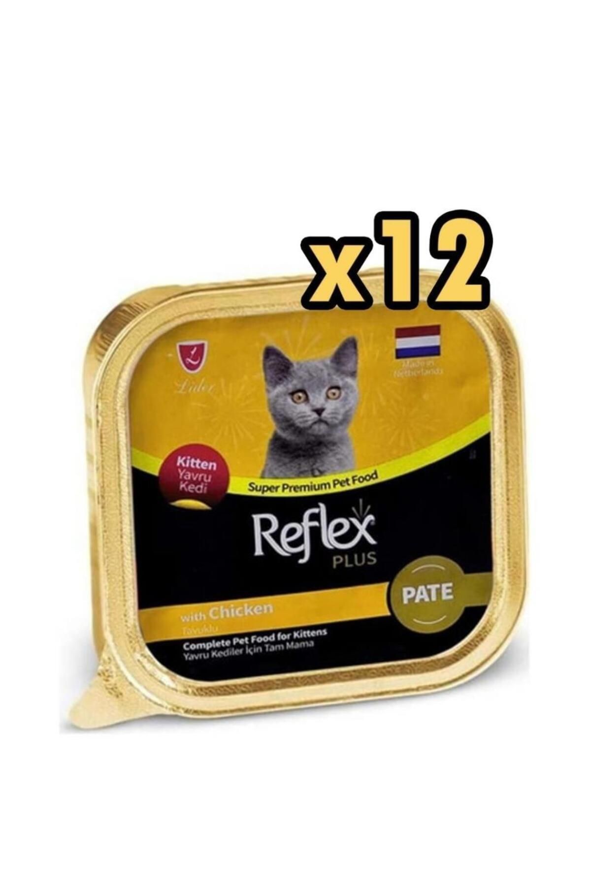 Plus Pate Tavuklu Yavru Kedi Konservesi 85 Gr x 12 Adet