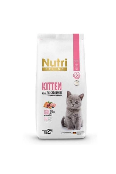 Kitten - Yavru Düşük Tahıllı, Glutensiz, Taze Etli Kuru Kedi Maması - Almanya Üretimi