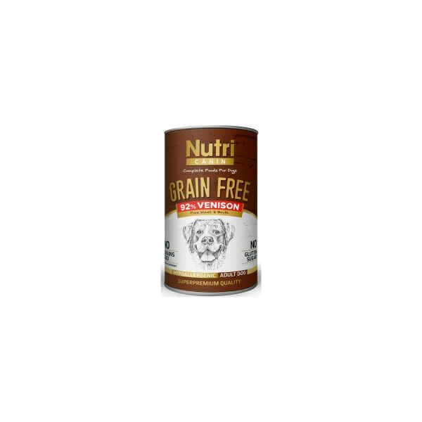 Tahılsız Geyik Etli & Tatlı Patatesli Köpek Konservesi 400 gr