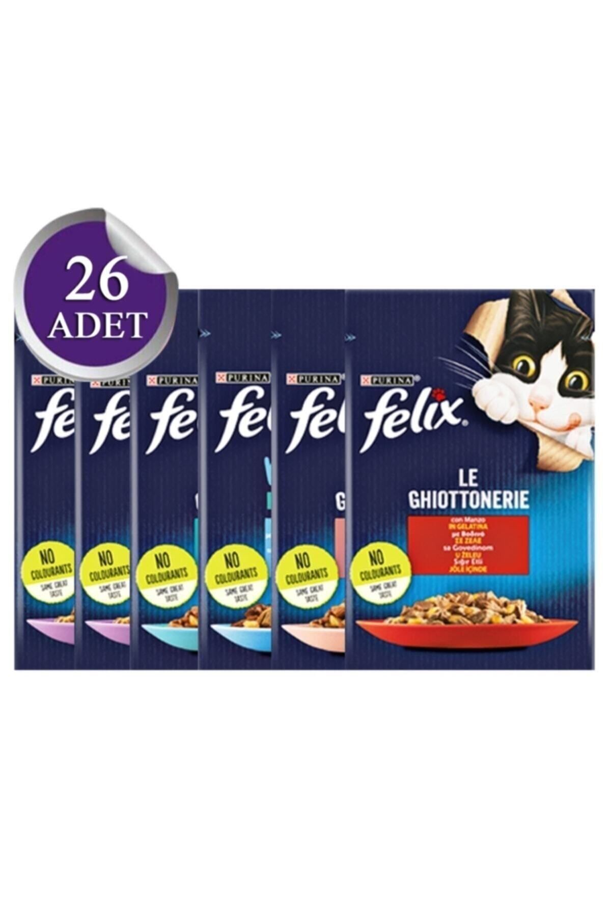 Karışık Paket Pouch Kedi Maması 26 X 85 Gr