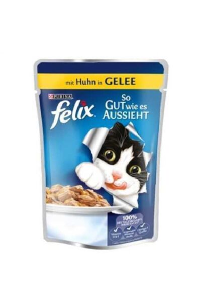 Tavuk Etli Kedi Yaş Mama 85 gr