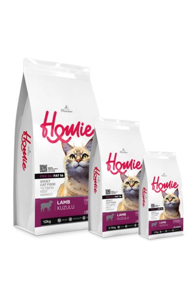 Düşük Tahıllı Kuzulu ve Pirinçli Yetişkin Kedi Maması 1,5 Kg
