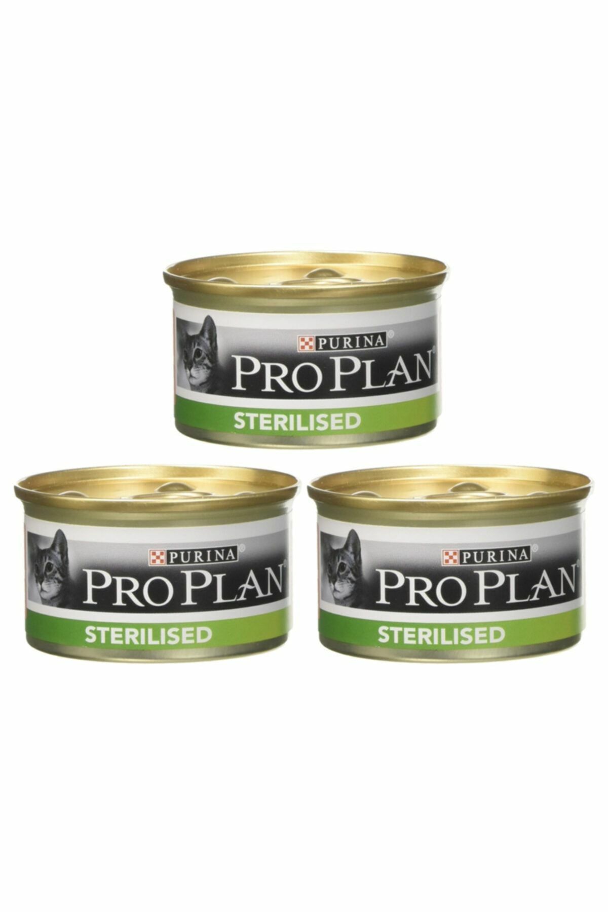 Pro Plan Sterilised Ton Ve Somon Kısırlaştırılmış Kedi Konservesi 3x85 gr