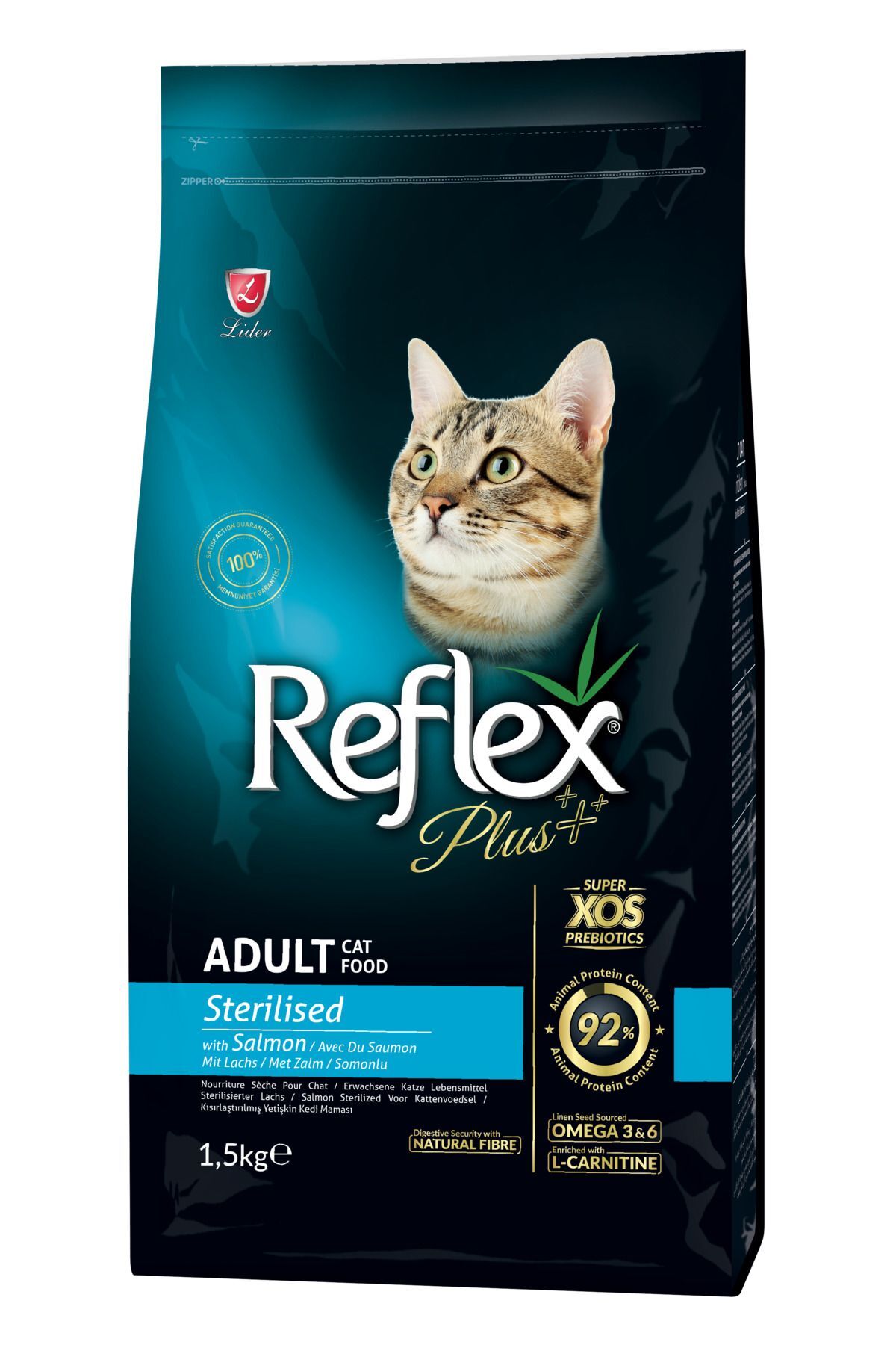 Plus Somonlu 1,5 Kg Kısırlaştırılmış Yetişkin Kedi Maması