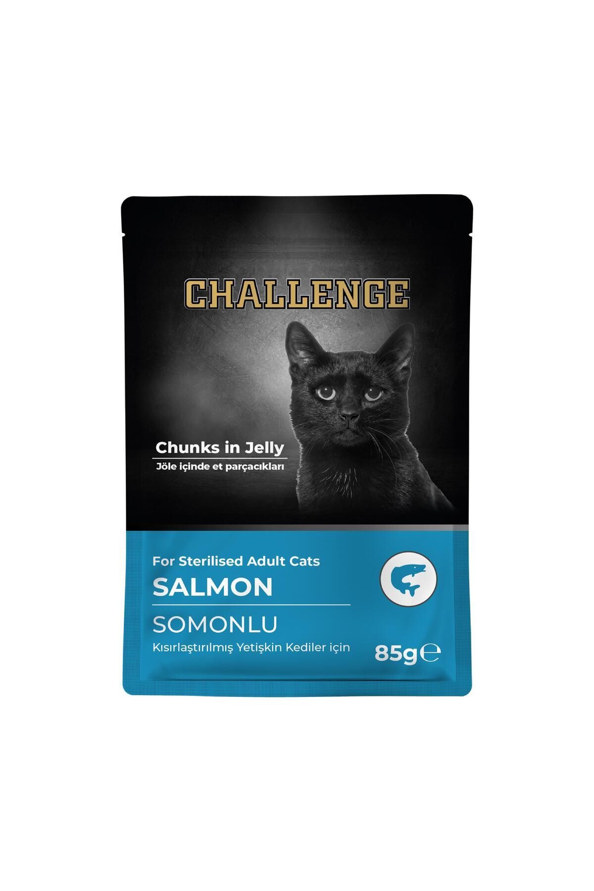 Somonlu Pouch challenge Kısırlaştırılmış Yetişkin Kedi Pouch 85 gr