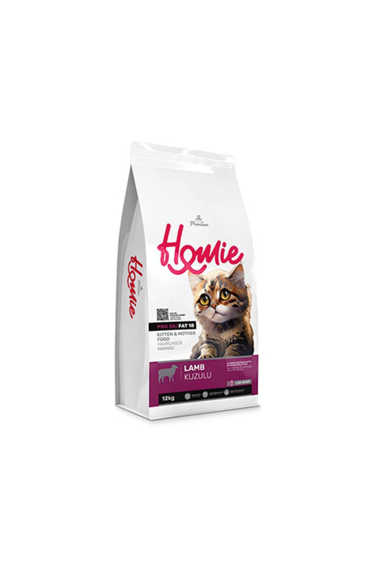 Mother & Baby Anne Ve Bebek Kediler Için Kuzulu Kedi Maması 12 Kg