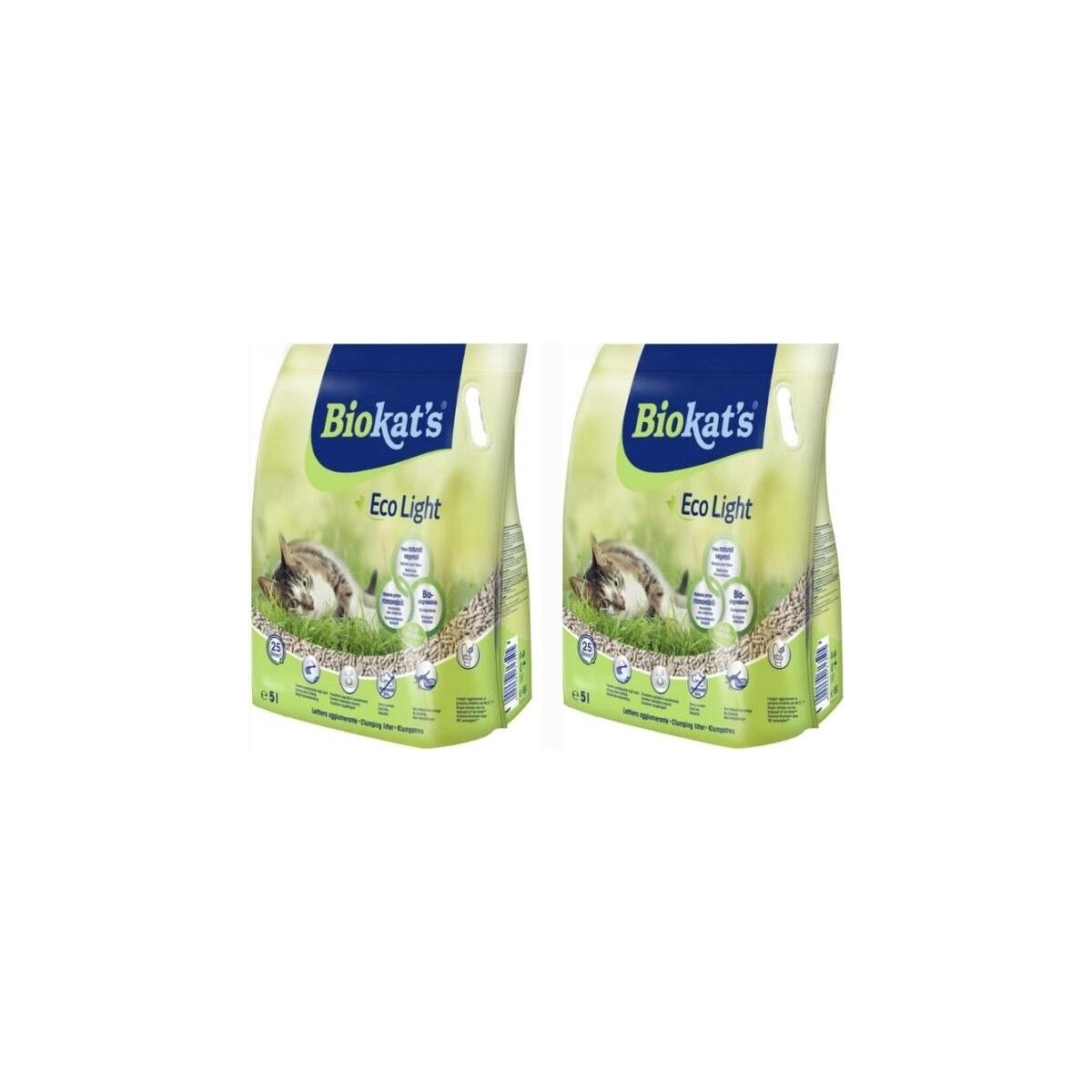 Biokats Eco Light Pelet Kedi Kumu 2x5 Lt