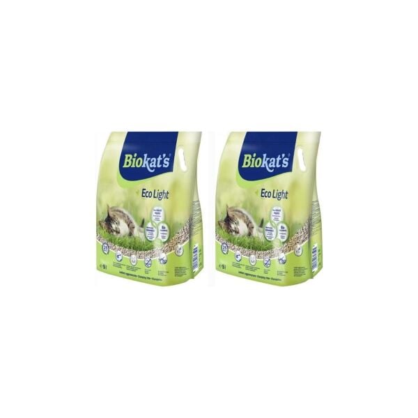 Biokats Eco Light Pelet Kedi Kumu 2x5 Lt