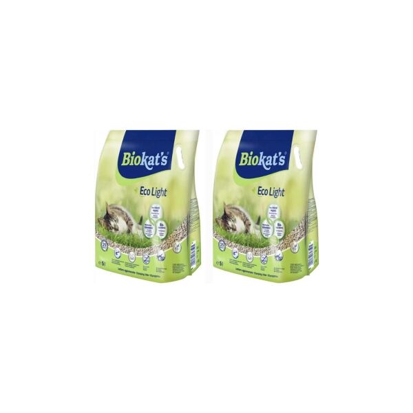 Biokats Eco Light Pelet Kedi Kumu 2x5 Lt