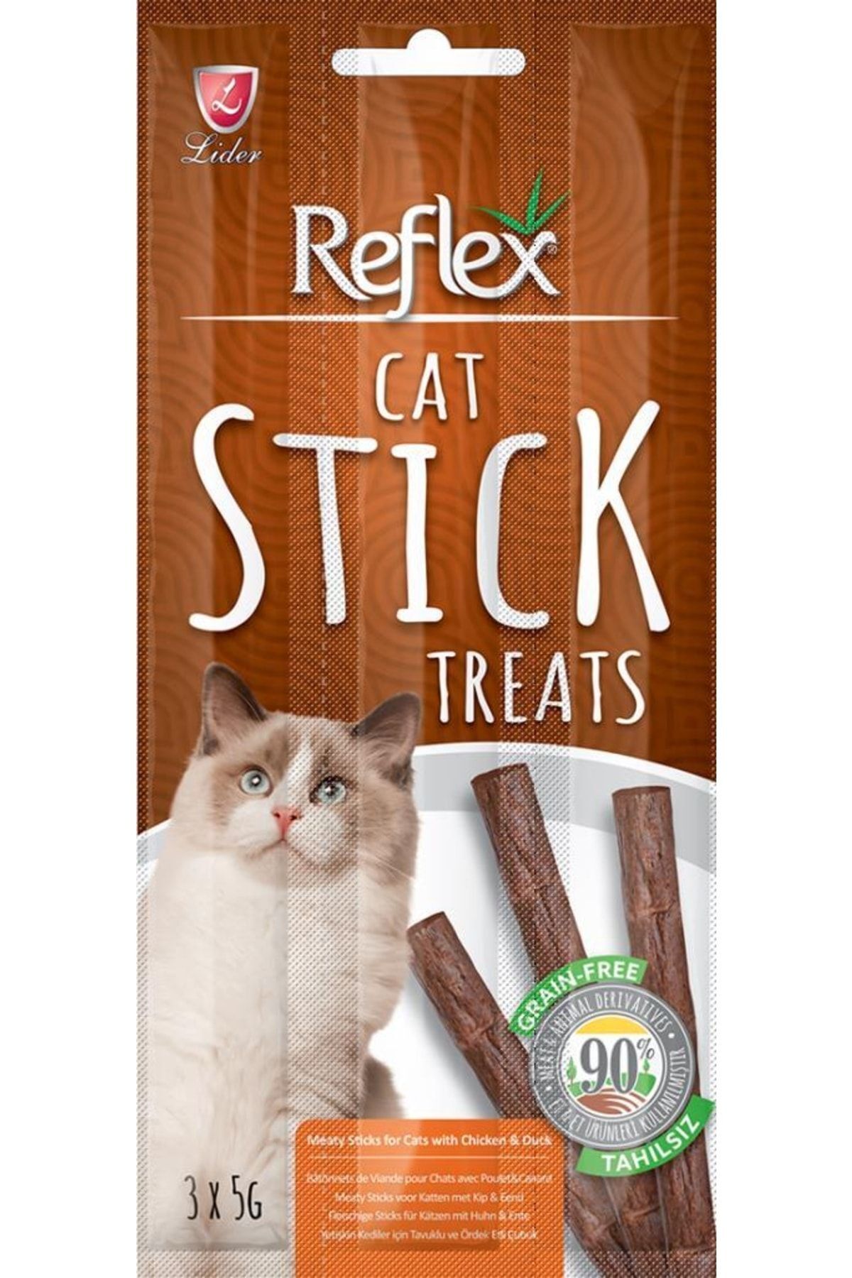 Kedi Ödül Sticks Tavuk & Ördek 3*5 Gr