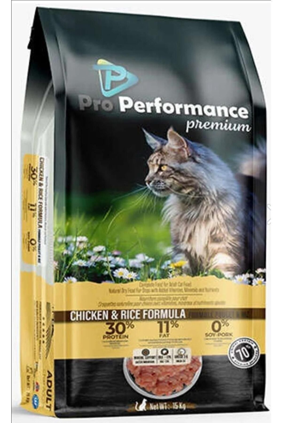 Premium Yetişkin Kedi Maması Tavuklu 15kg