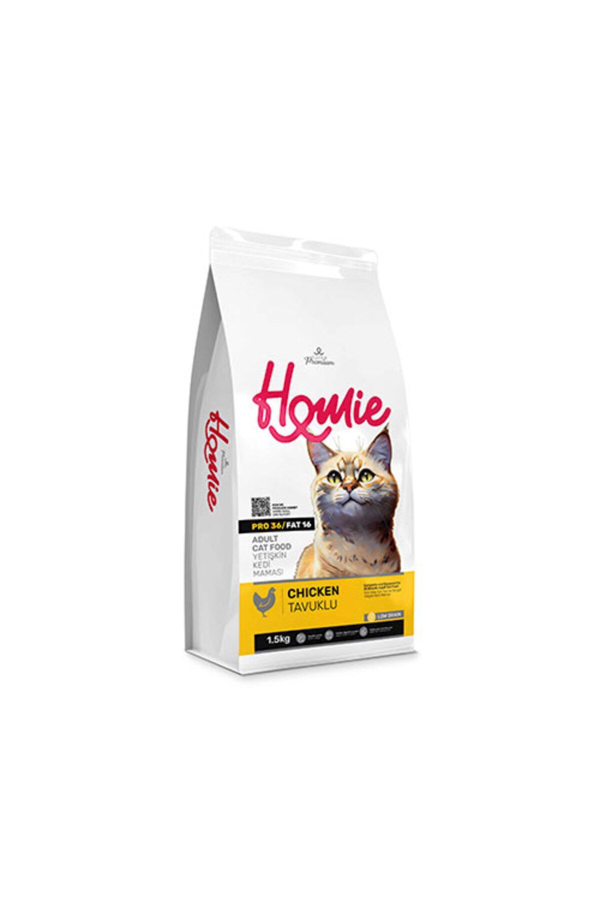 Tavuklu Düşük Tahıllı Yetişkin Kedi Maması 1,5 Kg