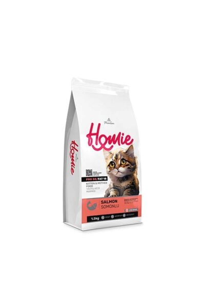 Mother & Baby Anne Ve Bebek Kediler Için Somonlu Kedi Maması 1,5 Kg