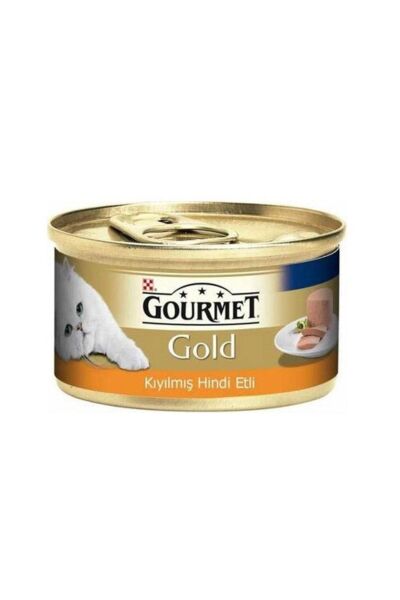 Gold Kıyılmış Hindi Kedi Konservesi