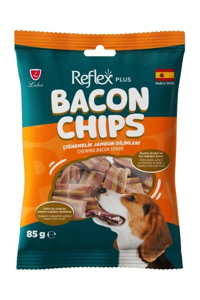 Bacon Chips / Çiğnemelik Jambon Dilimleri Yetişkin Köpek Ödül Maması