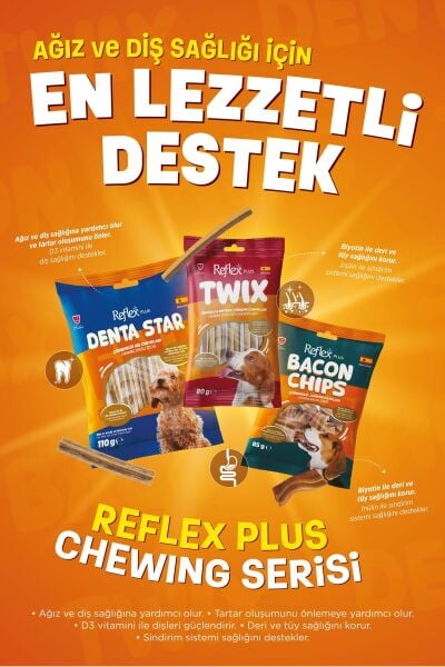 Bacon Chips / Çiğnemelik Jambon Dilimleri Yetişkin Köpek Ödül Maması