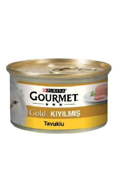 Purina Gold Kıyılmış Tavuklu Kedi Konservesi 85 gr