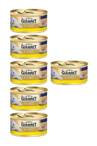 Gold Kıyılmış Tavuklu Yaş Kedi Maması 85Gr 6AL 5ÖdeCNDST0510GGKT
