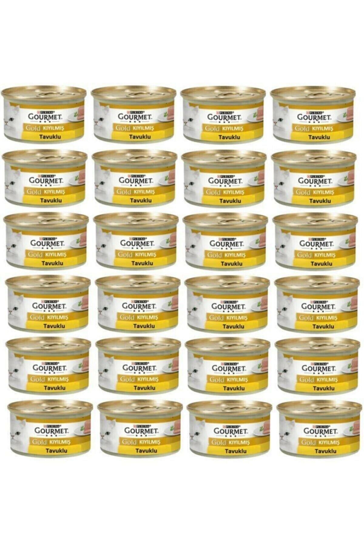 Gourmet Gold Kıyılmış Tavuklu Yetişkin Kedi Konservesi 85gr X 24 Adet
