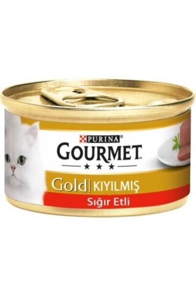 Gourmet Gold Kıyılmış Sığır Etli Yaş Kedi Maması 85 Gr 12 Al 10 Öde
