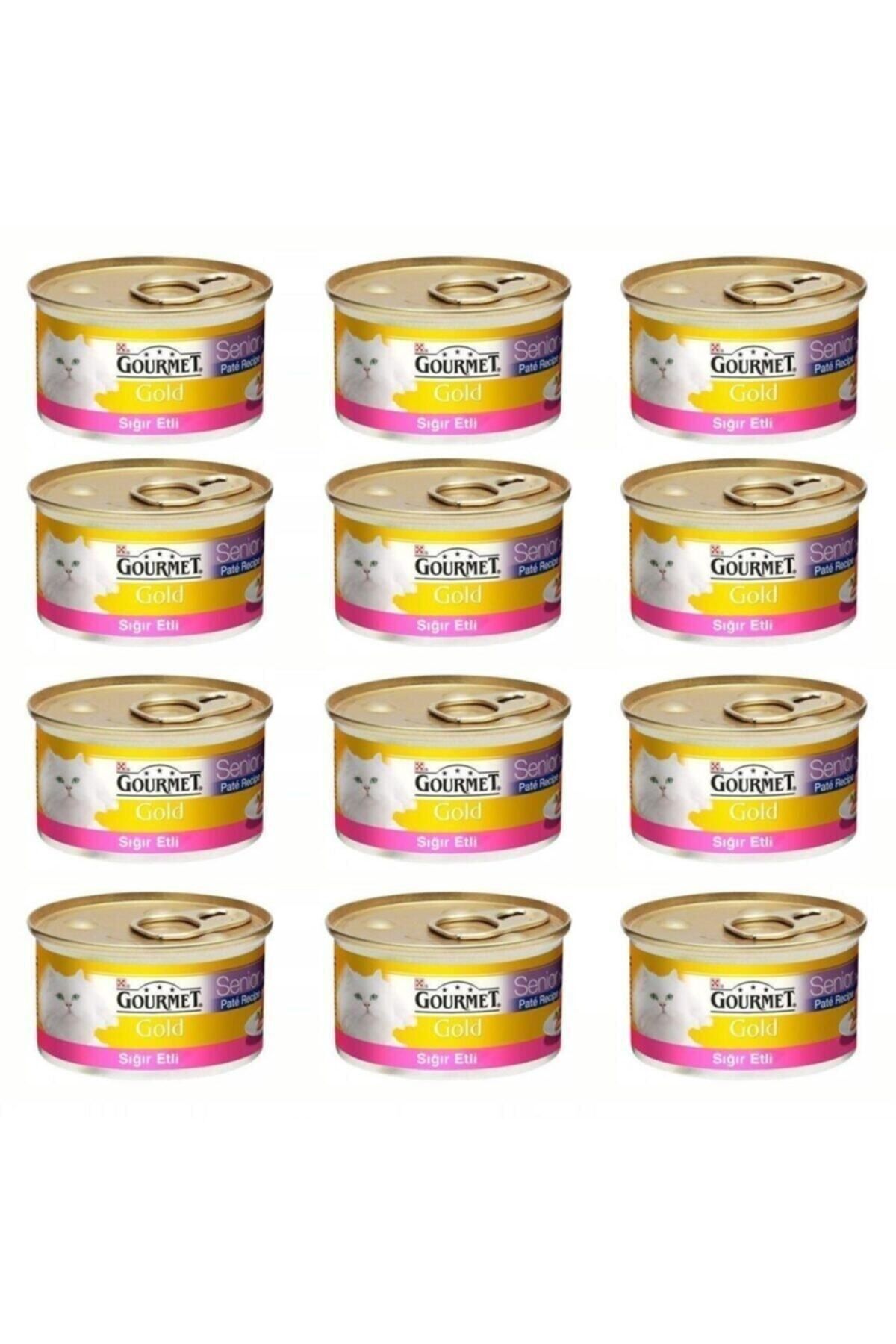 12 Adet Gold Kıyılmış Sığır Etli 85 gr