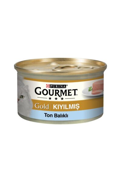 Gold Kıyılmış Ton Balıklı Kedi Konservesi 85 Gr 12 Adet