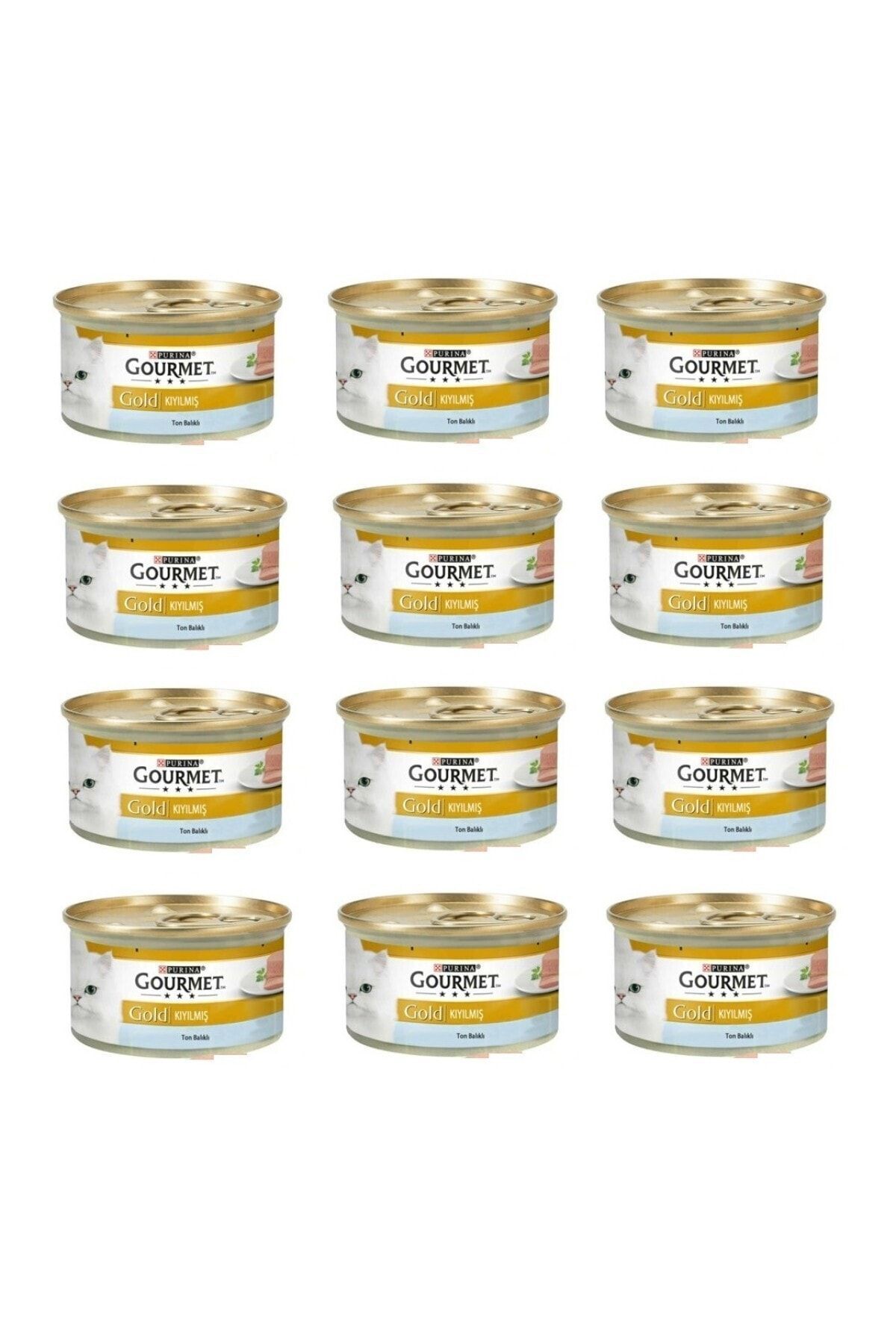 Kıyılmış Ton Balıklı Kedi Konservesi 85 Gr. X 12 Adet