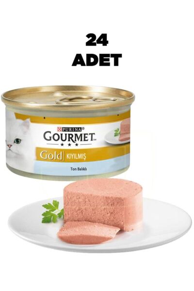 24 Adet Kıyılmış Ton Balıklı Kedi Konservesi 85 Gr