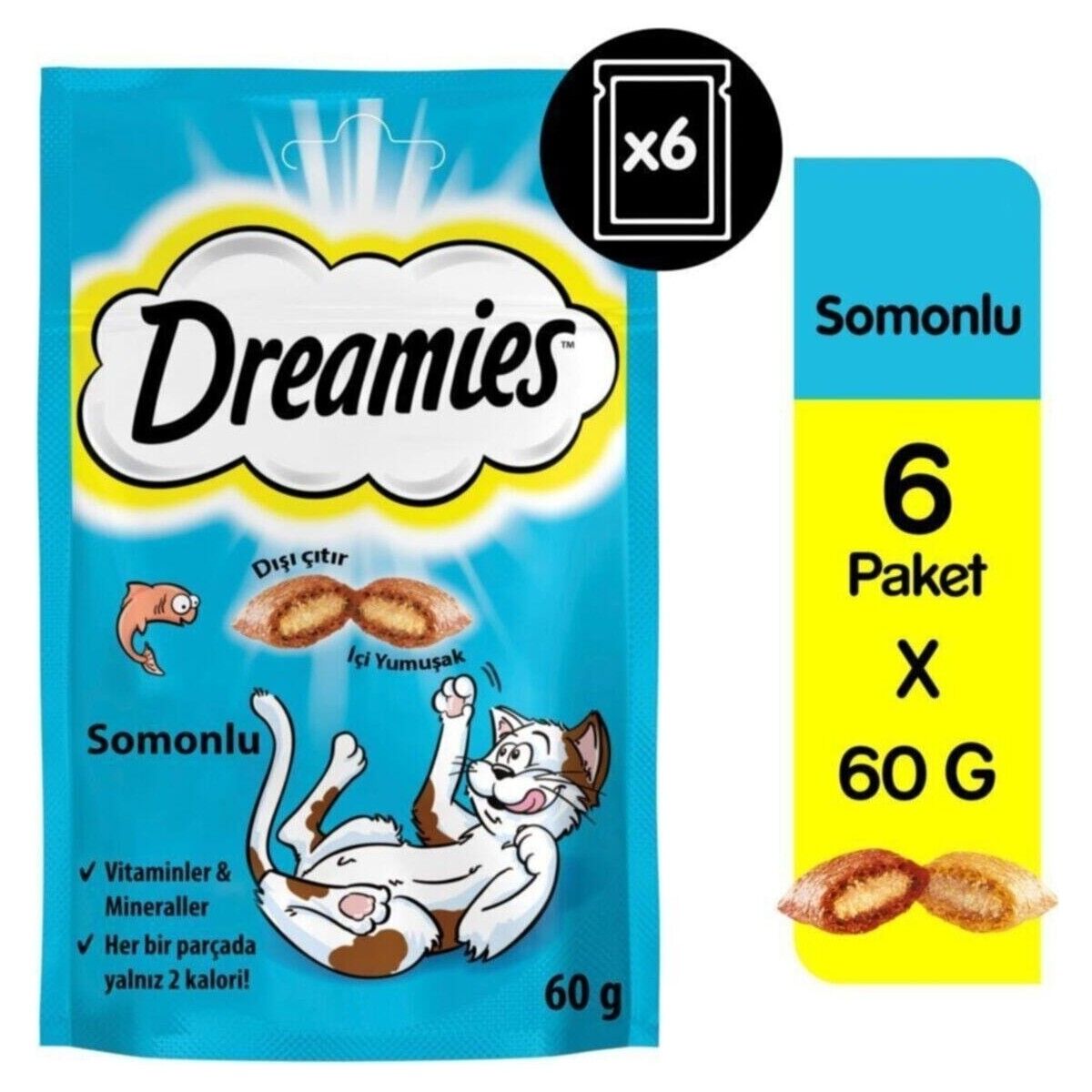 Somonlu Kedi Ödül Maması 6X60GR