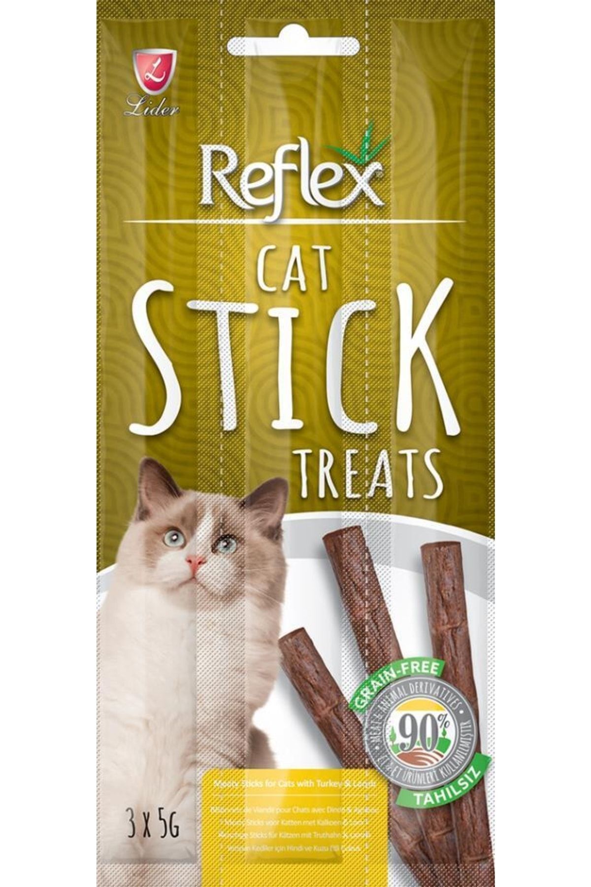 Kedi Ödül Sticks Hindi & Kuzu 3*5 Gr