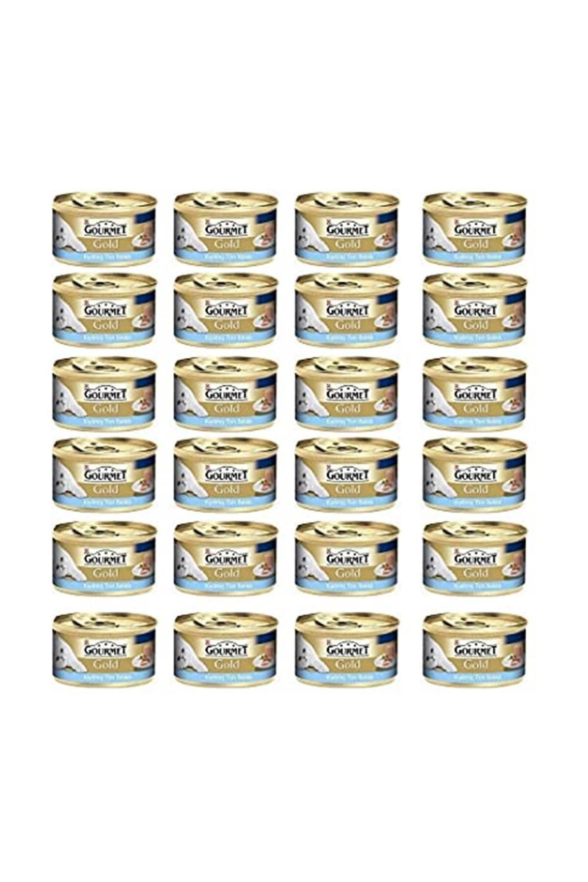 Gold Kıyılmış Ton Balıklı Konserve Kedi Maması - 85 Gr X 24 Adet