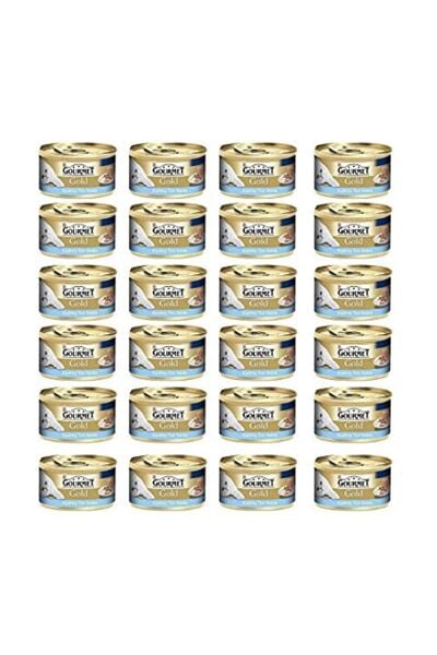 Gold Kıyılmış Ton Balıklı Konserve Kedi Maması - 85 Gr X 24 Adet