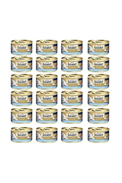 Gold Kıyılmış Ton Balıklı Konserve Kedi Maması - 85 Gr X 24 Adet