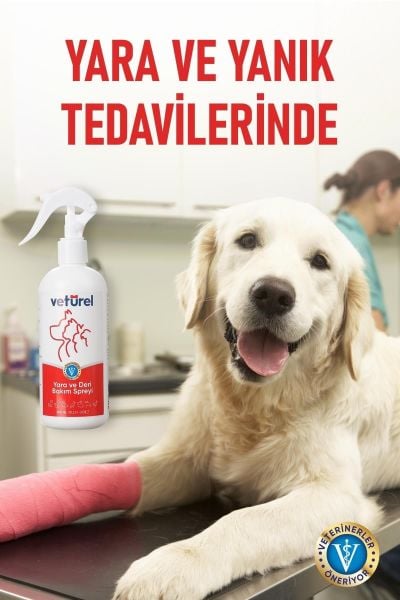 Kedi Köpek Yara Deri Günlük Bakımı Saf Hipokloröz Yanık Kızarıklık Tahriş Hot Spot Yara Spreyi Refil