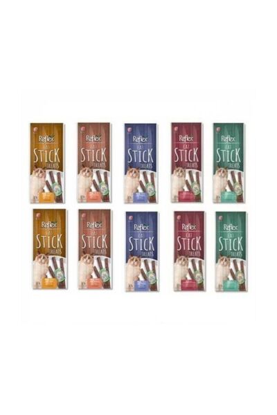 Stick Kedi Ödülü 3x5 gr 10 Paket Kedi Ödül Çubuğu Maması
