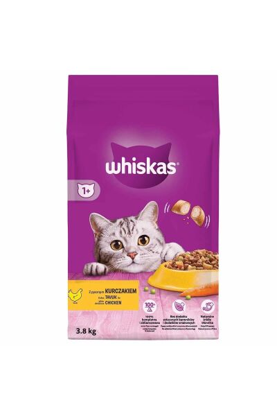Tavuklu Ve Sebzeli Yetişkin Kedi Maması 3.8 Kg