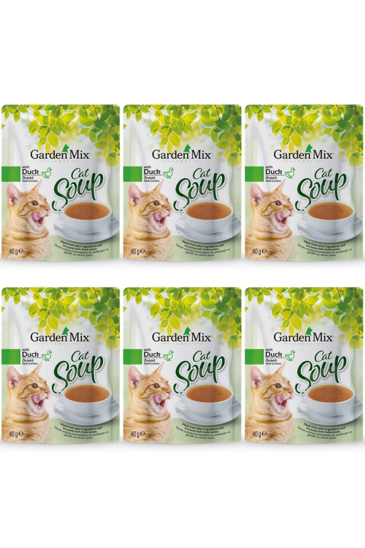 Ördekli Kedi Çorbası 40 gr  6 Adet