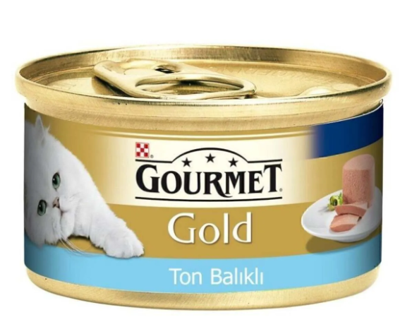 Gourmet Gold Kıyılmış Ton Balıklı Kedi Konservesi 85 gr 24 Adet