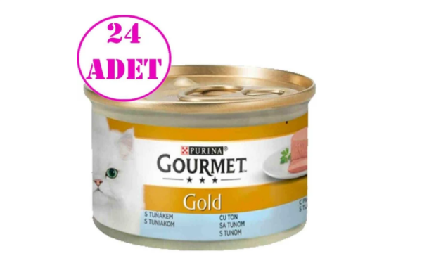 Gourmet Gold Kıyılmış Ton Balıklı Kedi Konservesi 85 gr 24 Adet