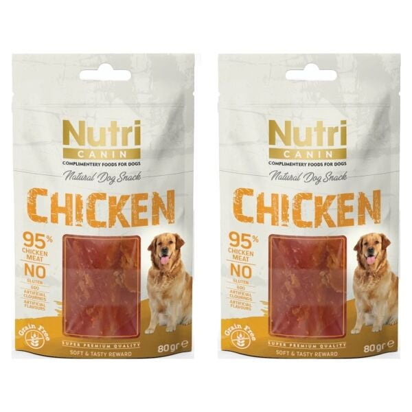 Tavuklu Fileto Tahılsız Köpek Ödülü 80 Gr. x 2 Adet