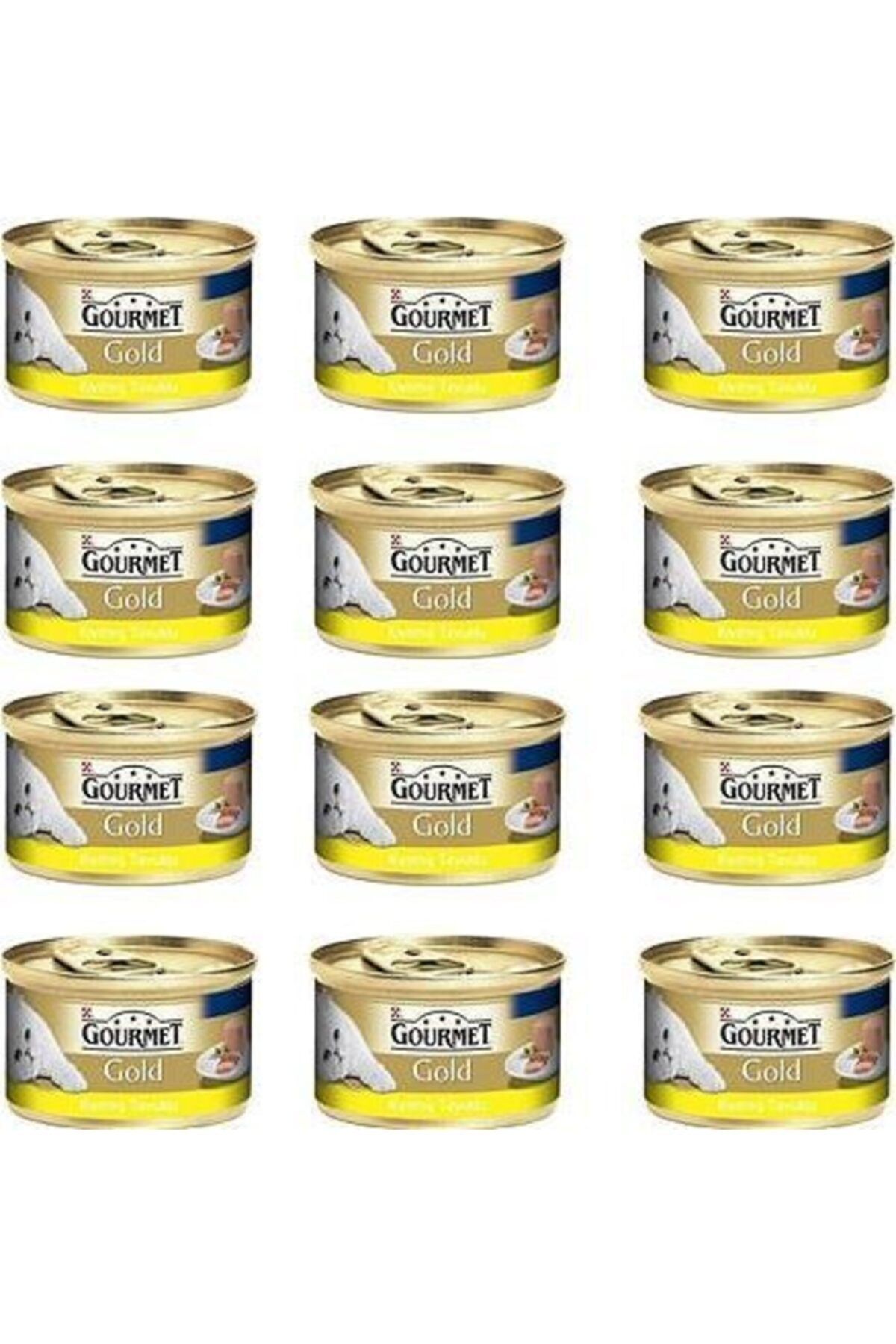 Gourmet Gold Kıyılmış Tavuk Etli Kedi Konservesi 85 Gr X 12 Li Paket