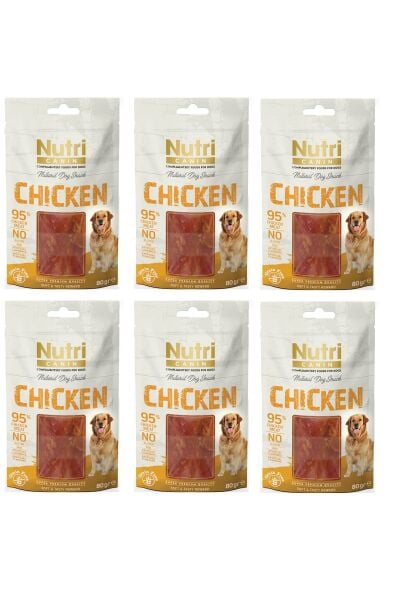 Tavuklu Fileto Tahılsız Köpek Ödülü 80 Gr. X 6 Adet
