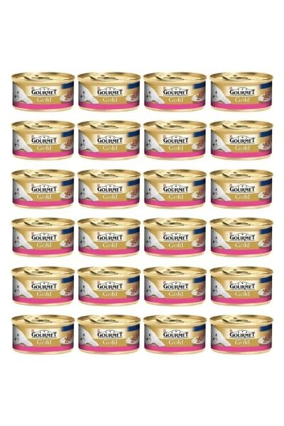 Purina Gourmet Gold Sığır Etli Kedi Konservesi 85 gr X 24 Adet