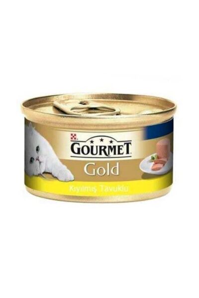Gourmet Gold Kıyılmış Tavuklu Konserve Yetişkin Kedi Maması 12 X 85 G