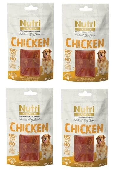 Tavuklu Tahılsız Köpek Ödülü 80 Gr. X 4 Adet