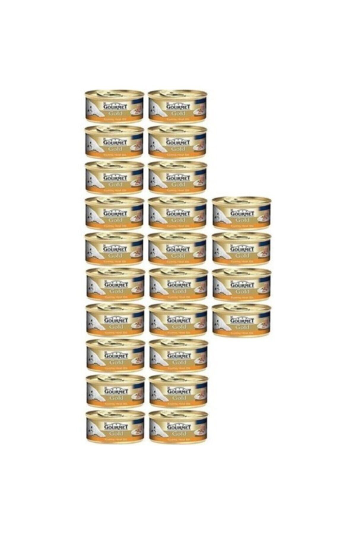 Gold Kıyılmış Hindili Kedi Konservesi 24 Adet X 85 gr